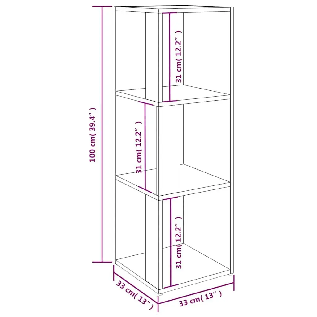White Corner Storage Cabinet for Home