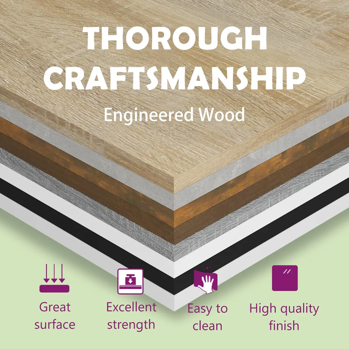 White Corner Storage Cabinet with 5 Compartments