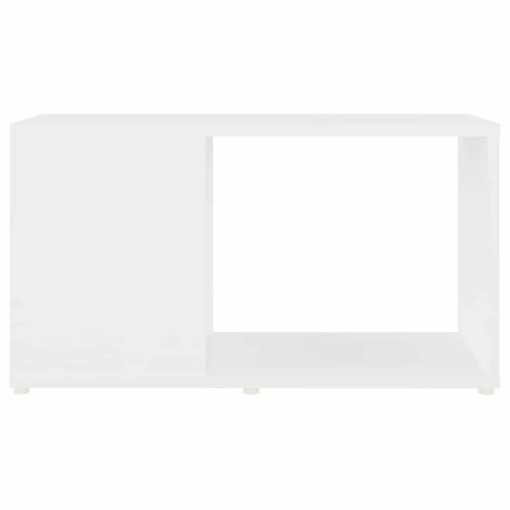 White Open Shelving Unit for TV Storage