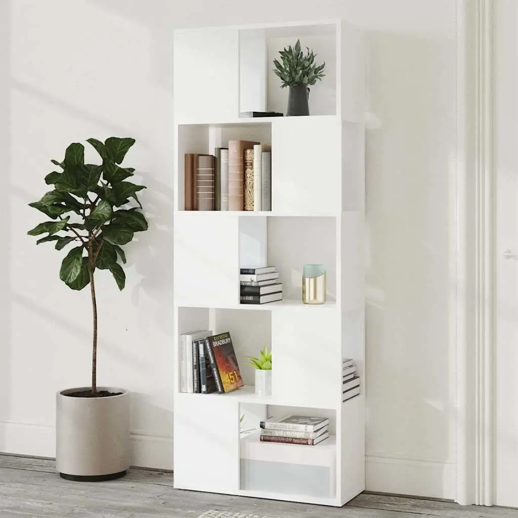 Book Cabinet Room Divider White Open Shelving Display Organizer Storage Bookcase