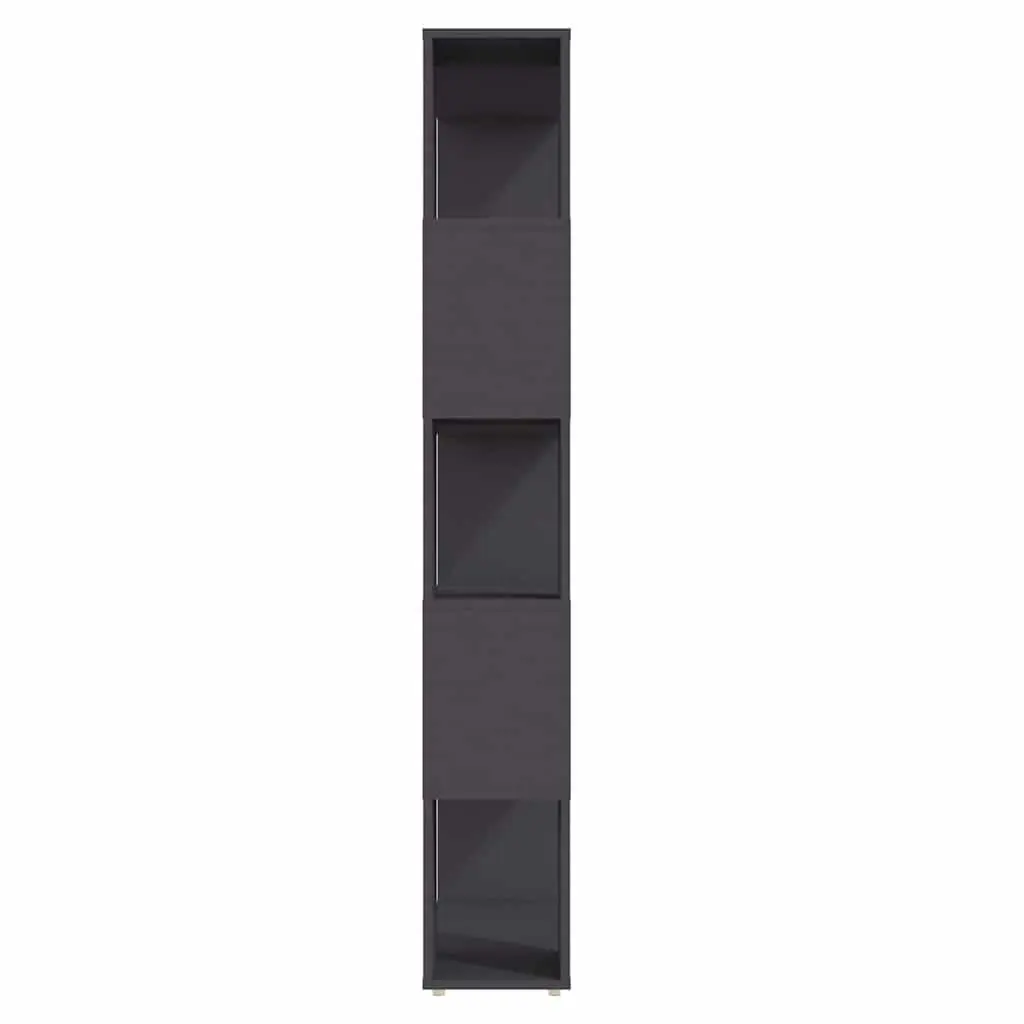 Book Cabinet Engineered Wood 80x24x155cm Grey Room Divider Storage Shelf