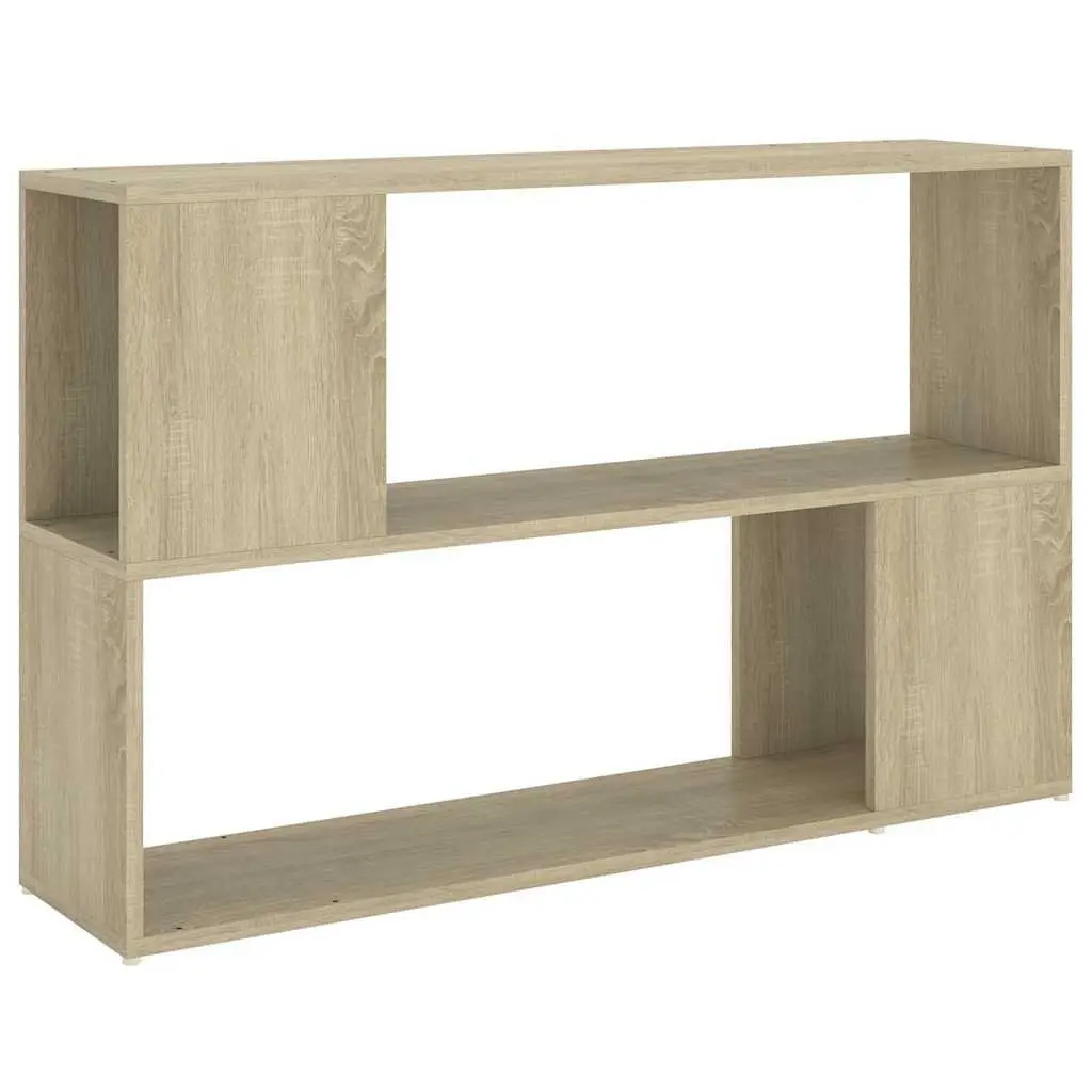Sonoma Oak Open Shelving Book Cabinet Storage Unit