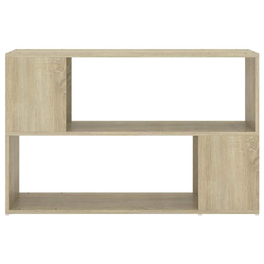 Sonoma Oak Open Shelving Book Cabinet Storage Unit