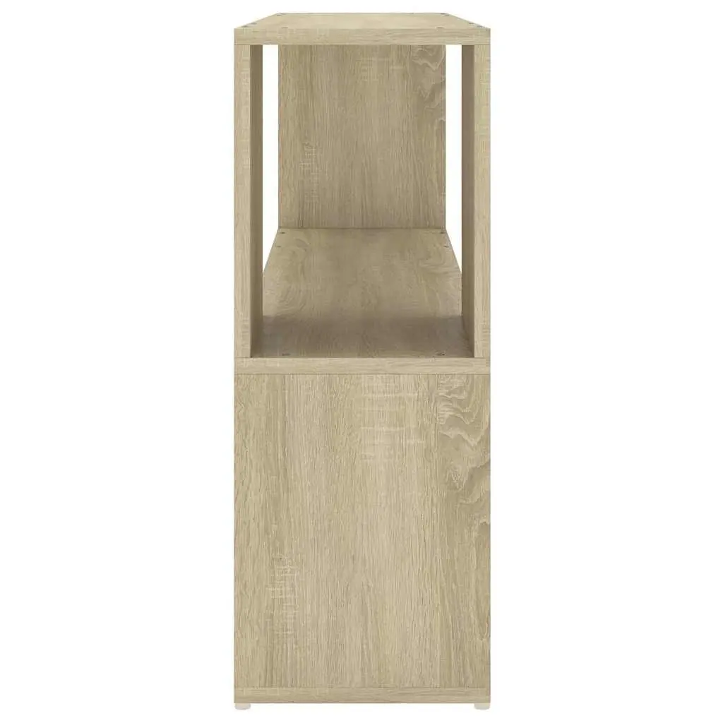 Sonoma Oak Open Shelving Book Cabinet Storage Unit