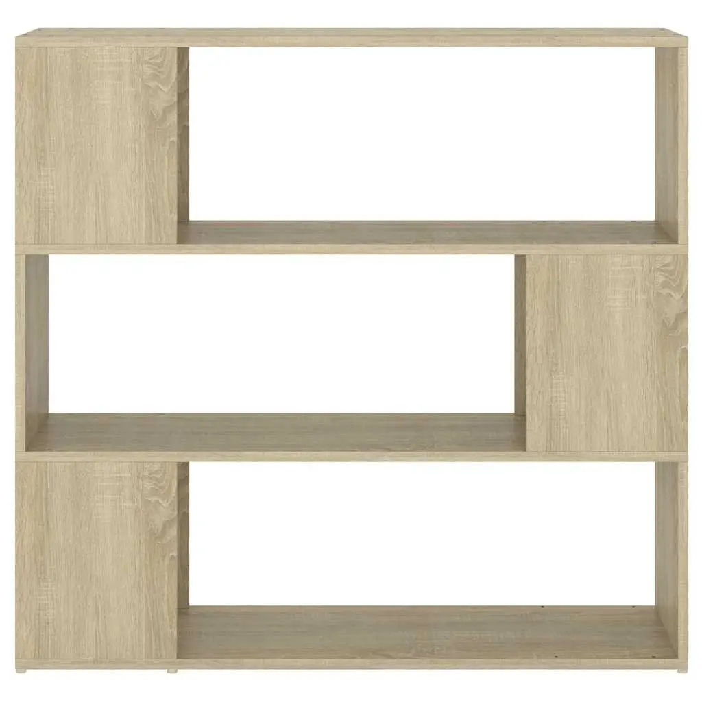 Brown Book Cabinet Room Divider with Sturdy Shelving