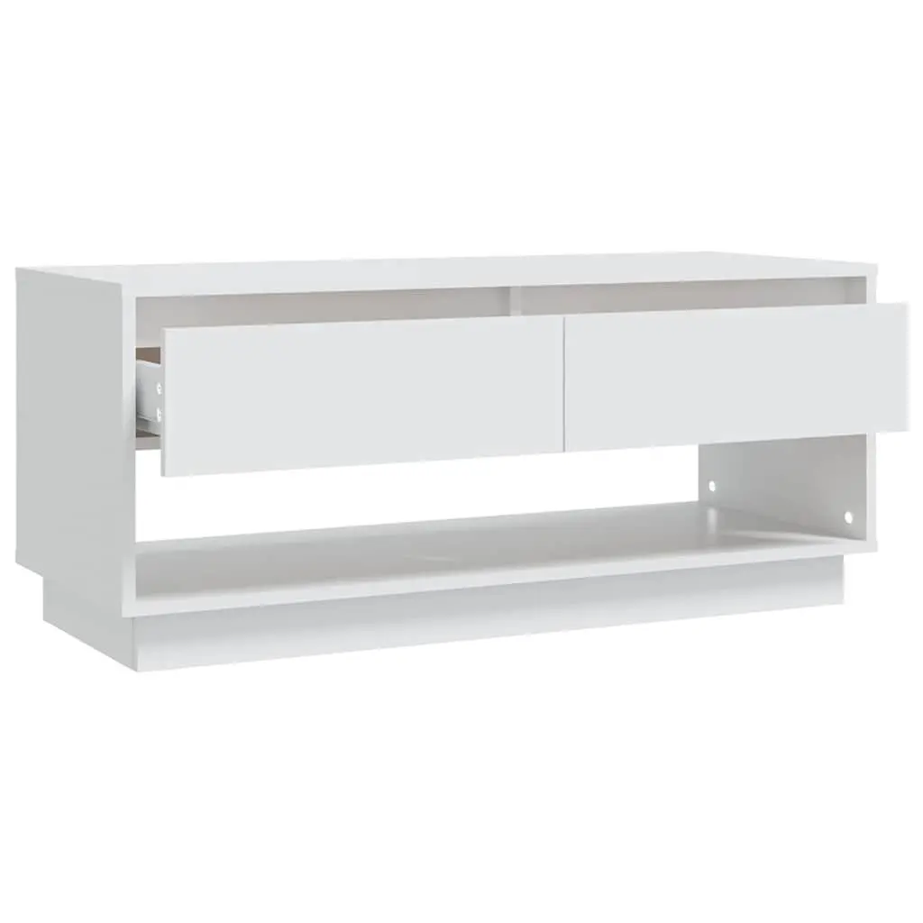 TV Cabinet Engineered Wood 102 x 41 x 44 cm White