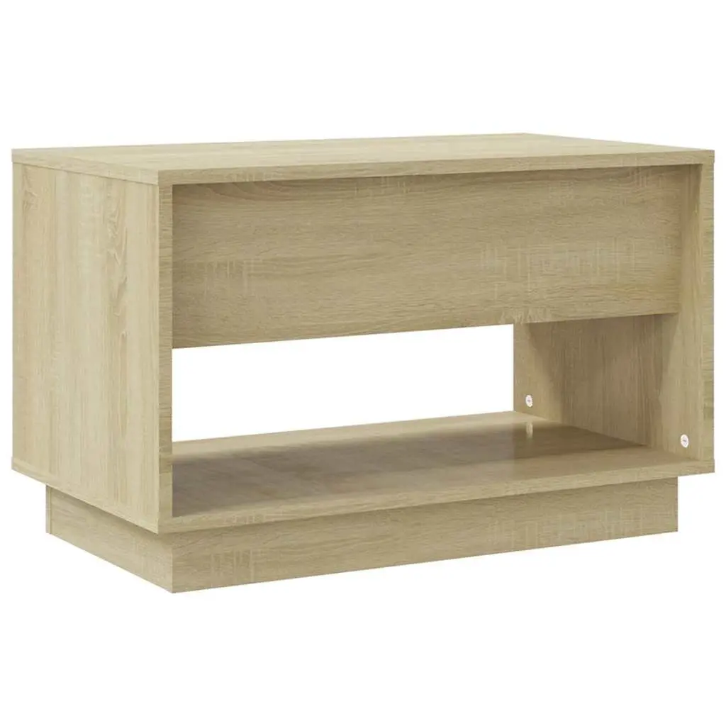 Beige Engineered Wood TV Cabinet with Drawers