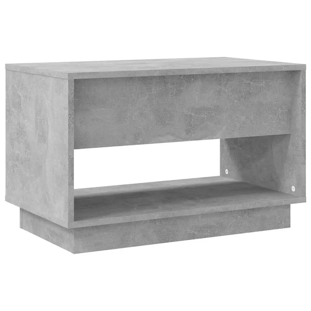 Concrete Grey TV Cabinet with 2 Drawers