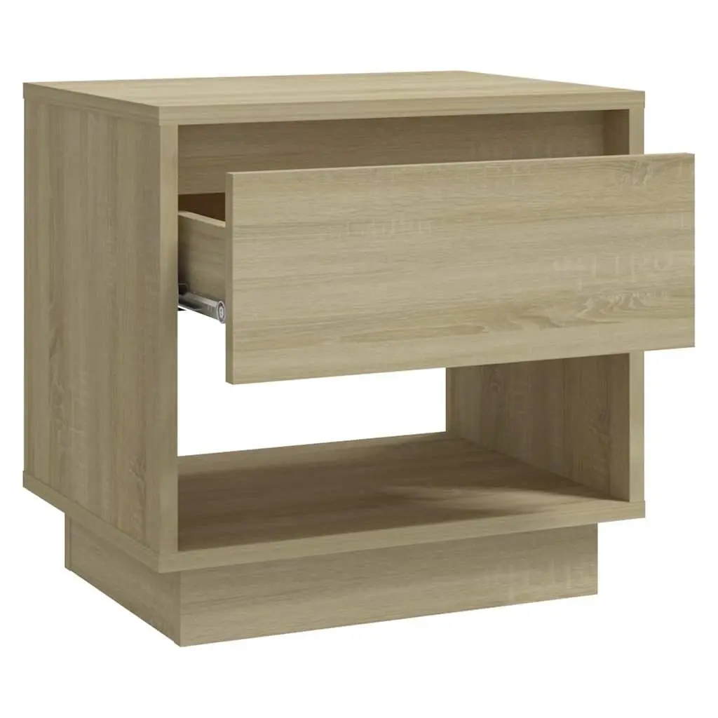 2 Piece Bedside Cabinet Set with Drawers