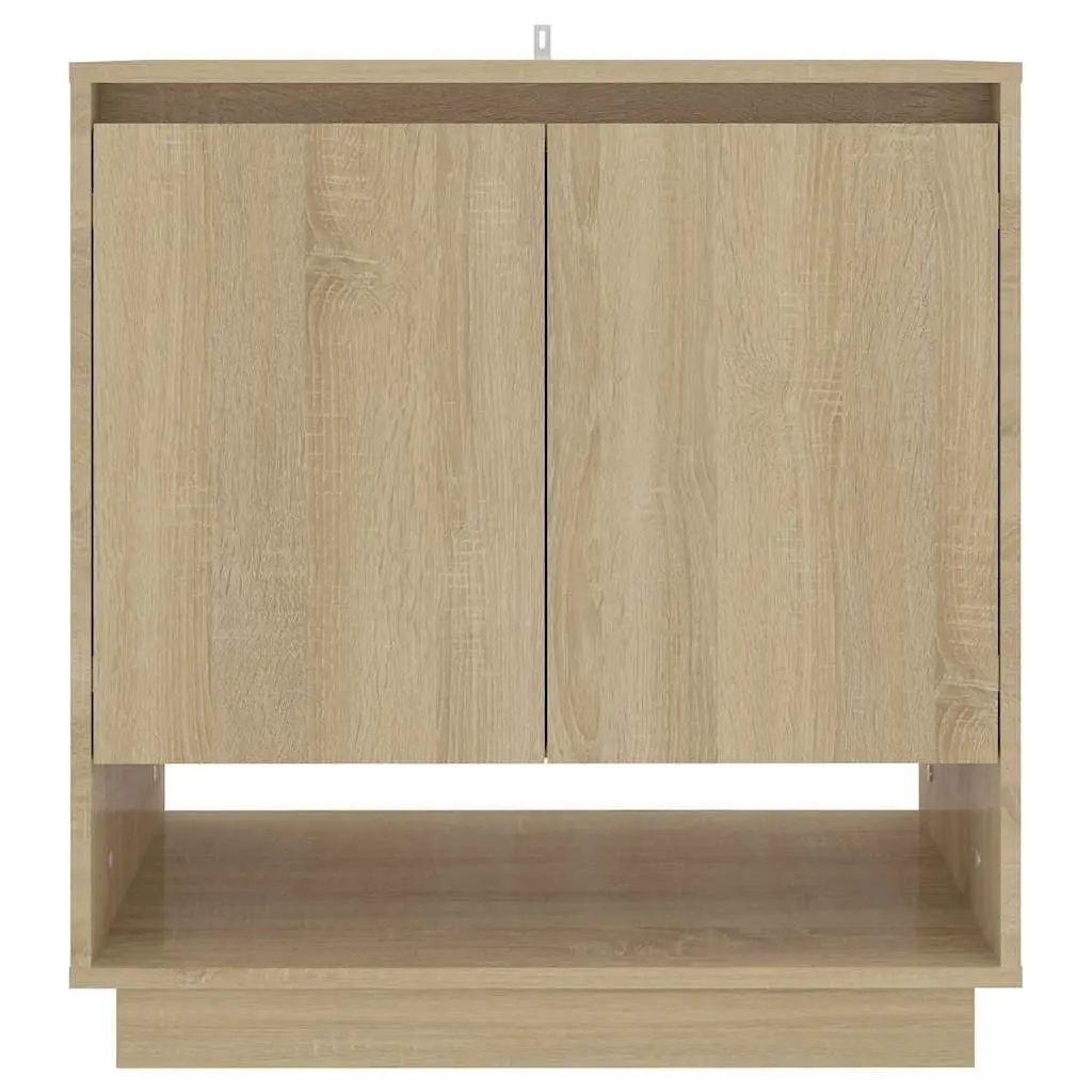Brown Engineered Wood Sideboard with Storage Compartments