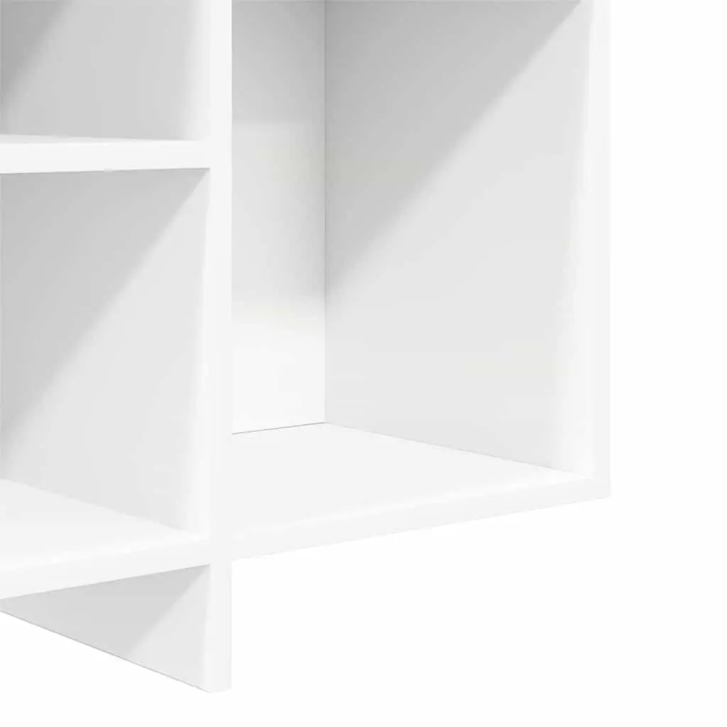 White Sideboard with Shelves for Storage