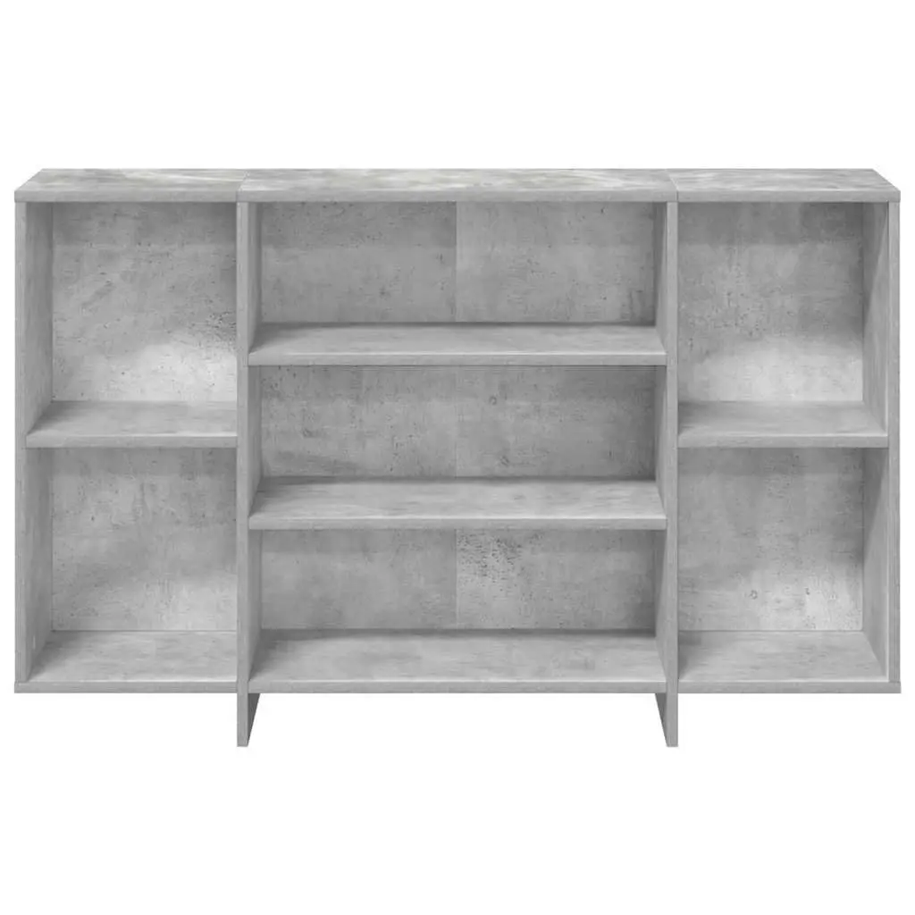 Grey Sideboard with Ample Storage Shelves