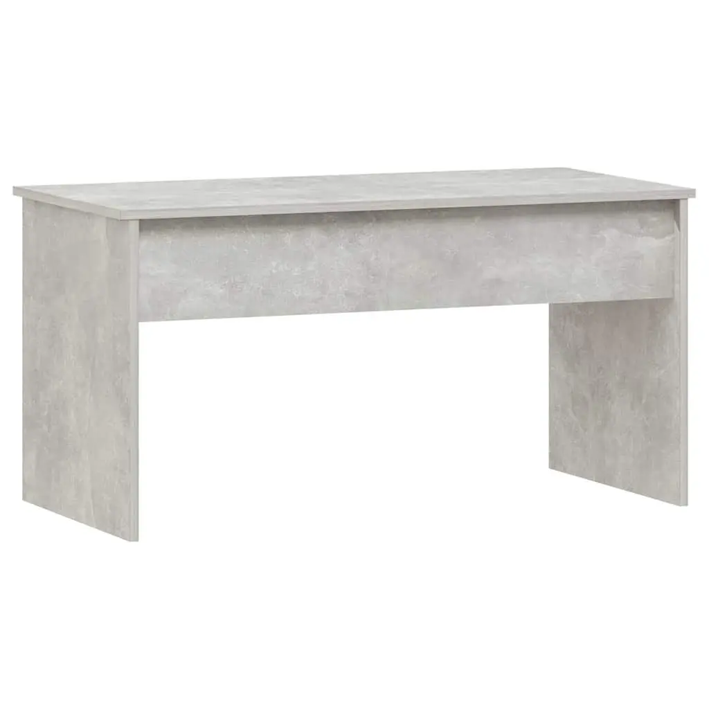 Coffee Table with Lift-Top Design Grey Engineered Wood Living Room Furniture