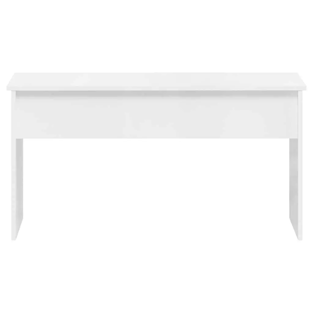 White Lift Top Coffee Table with Storage 102cm