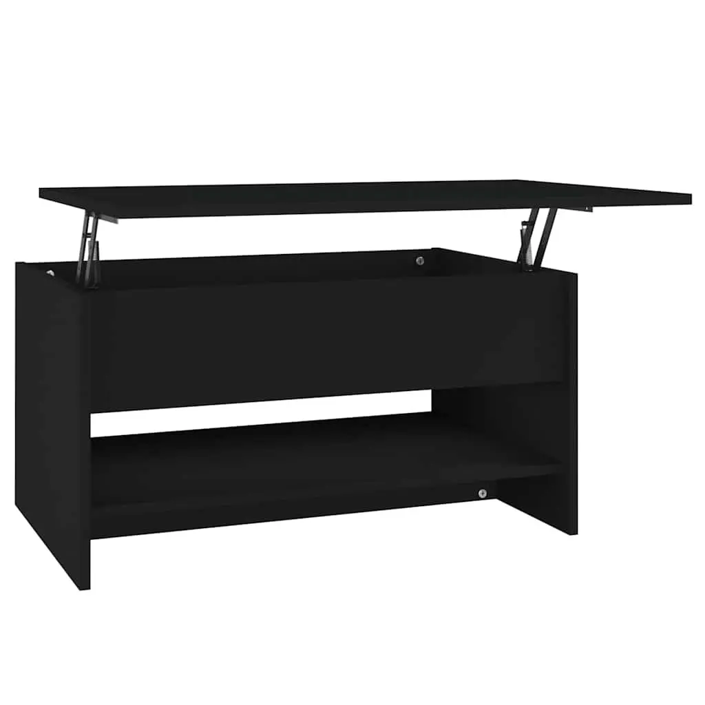Black Lift Top Coffee Table with Storage