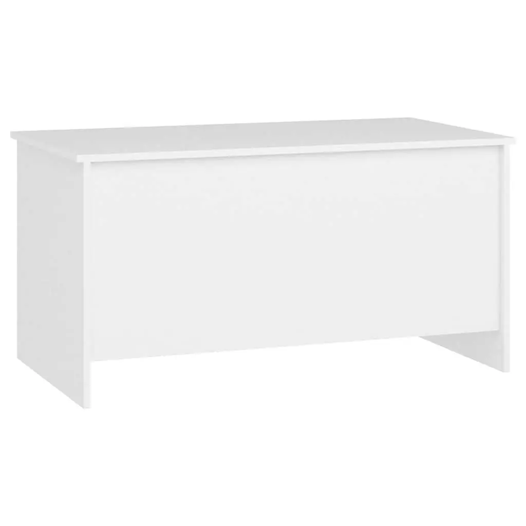 Coffee Table Engineered Wood 102x55.5cm White Lift Top Storage Compartment