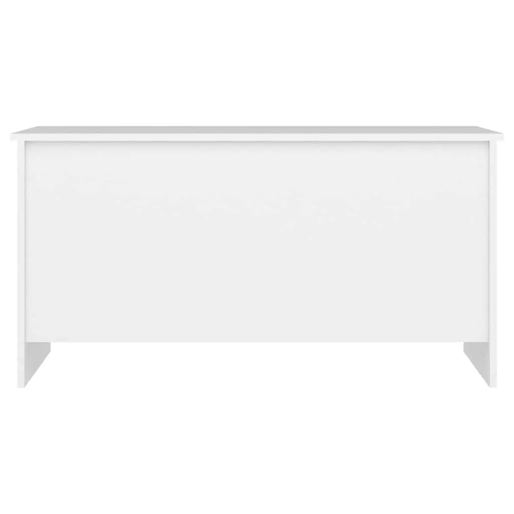 Coffee Table Engineered Wood 102x55.5cm White Lift Top Storage Compartment