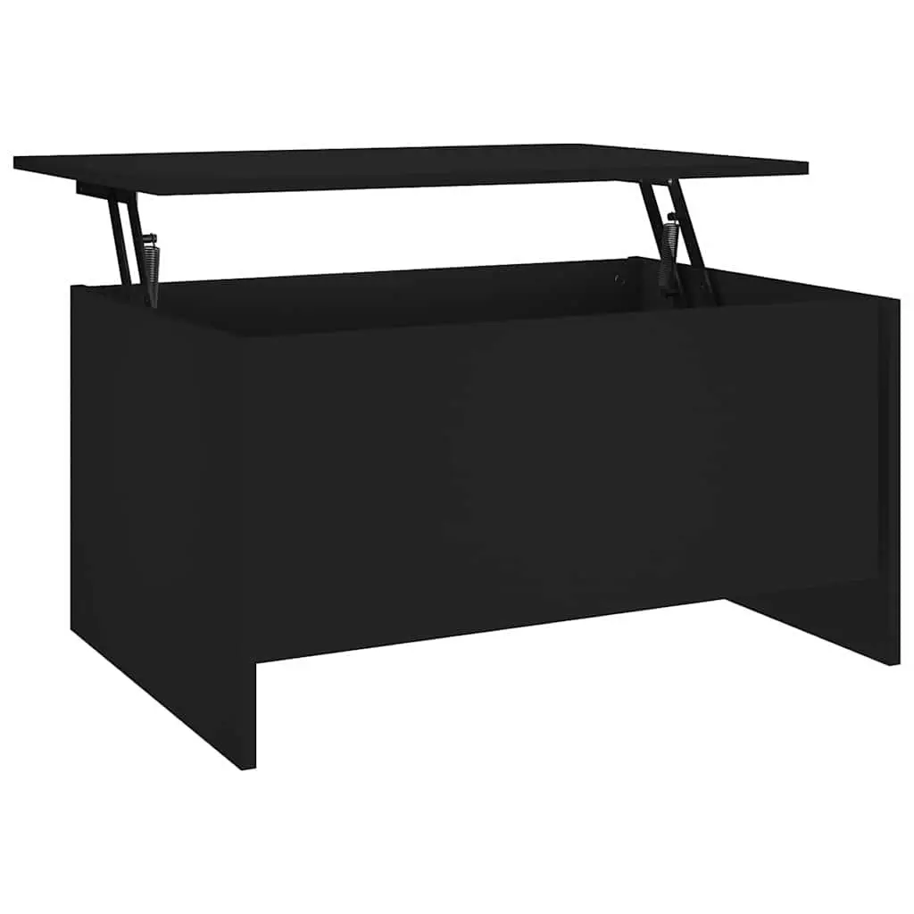 Coffee Table Lift-Top Black Storage Compartment Living Room Furniture Modern