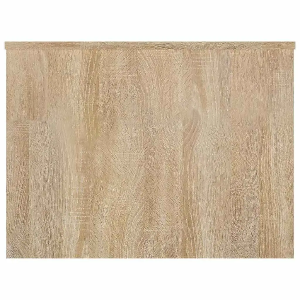 Lift-Top Coffee Table in Brown Engineered Wood with Storage