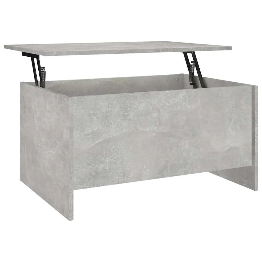 Lift-Top Coffee Table with Grey Engineered Wood