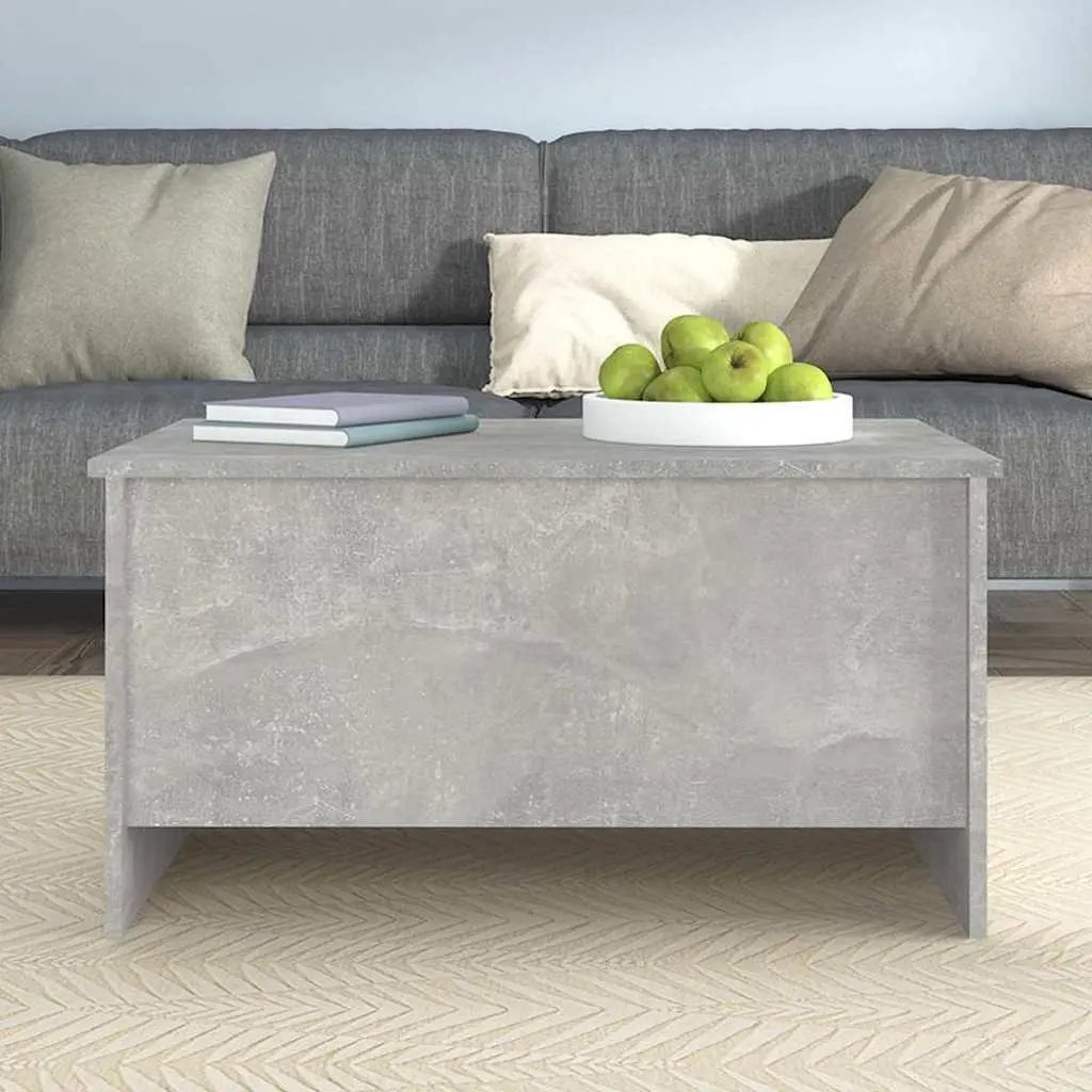 Lift-Top Coffee Table with Grey Engineered Wood