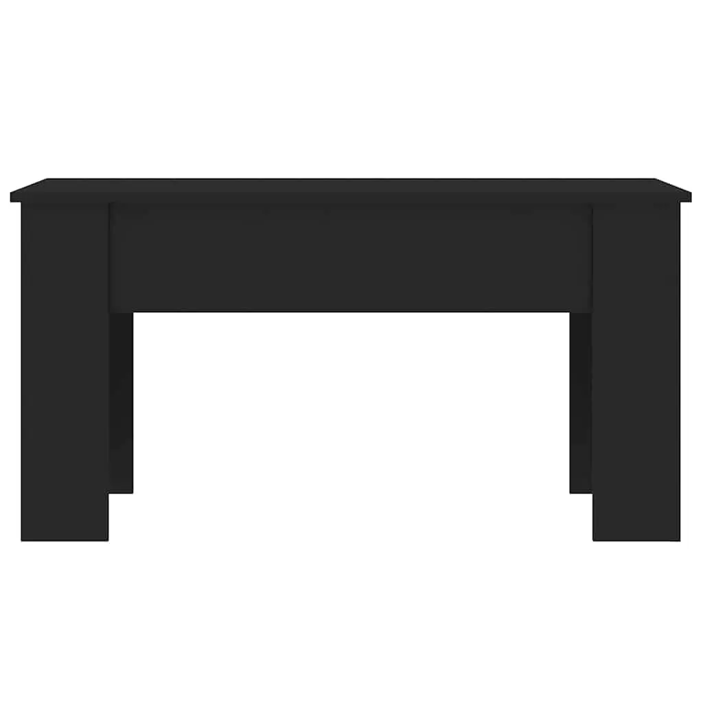 Lift Top Coffee Table Engineered Wood 101 x 49 x 52 cm Black