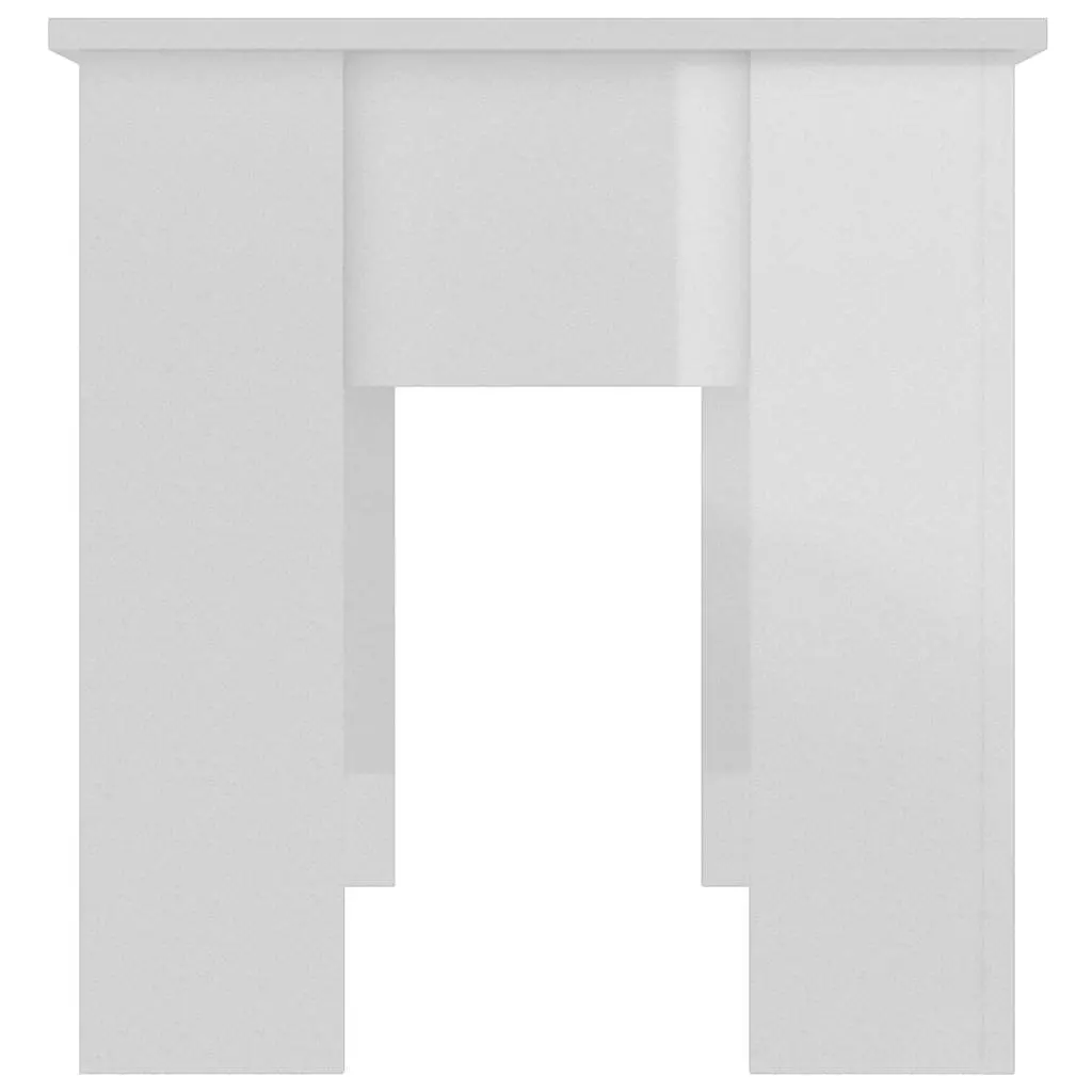Lift Top Coffee Table Engineered Wood 101L x 49W x 52H cm High Gloss White