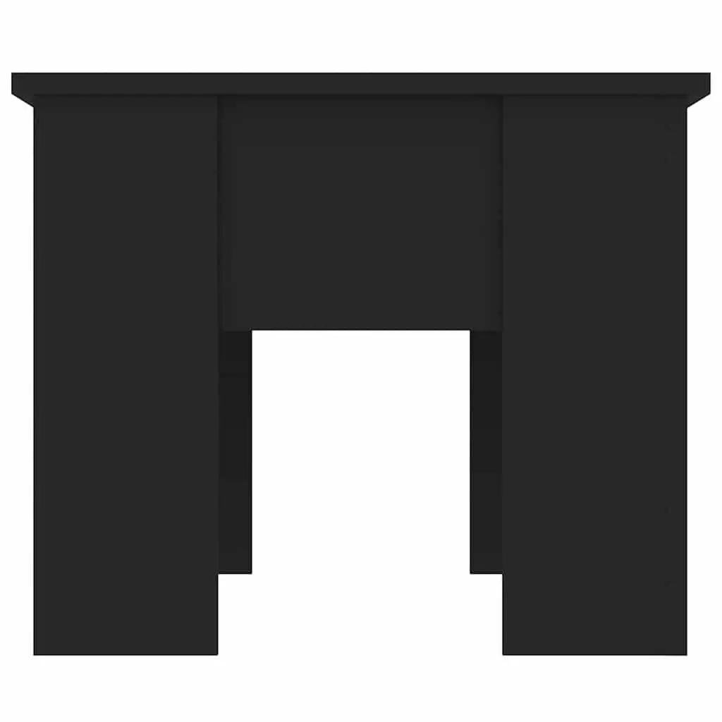 Lift Top Coffee Table with Black Finish and Storage