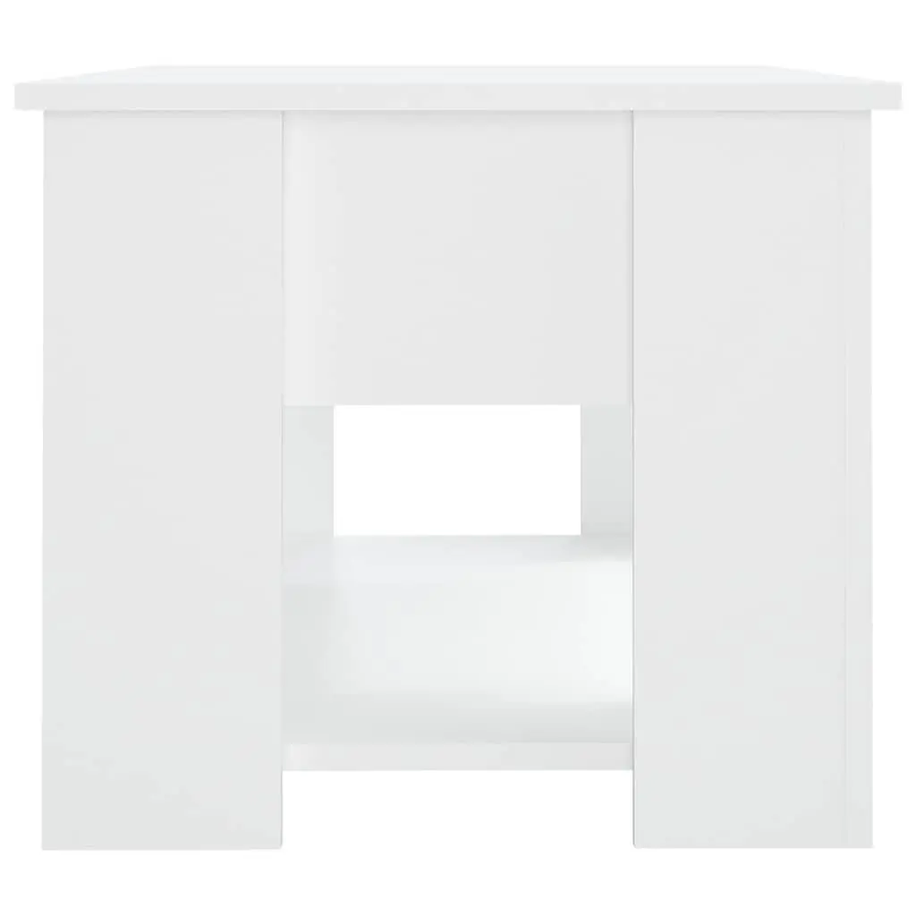 Coffee Table White Lift Top Design Living Room Furniture Engineered Wood
