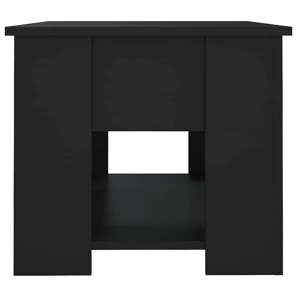 Black Lift-Top Coffee Table with Hidden Storage