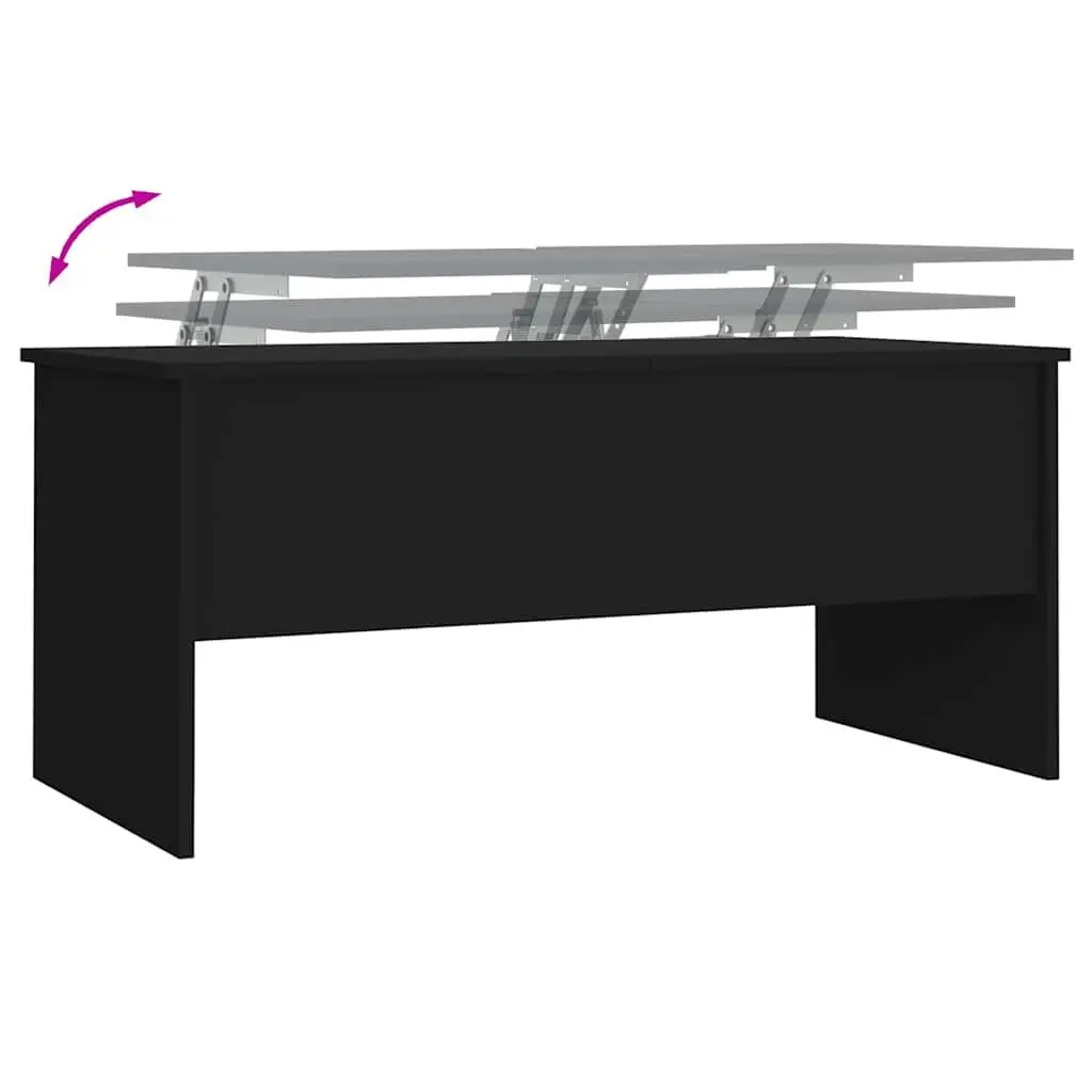 Black Lift Top Coffee Table with Storage