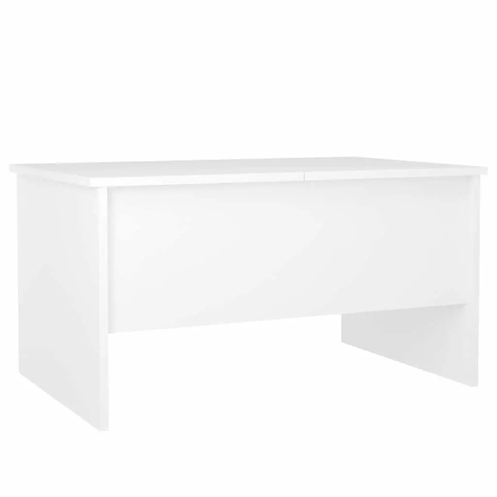 White Lift Top Coffee Table with Ample Storage