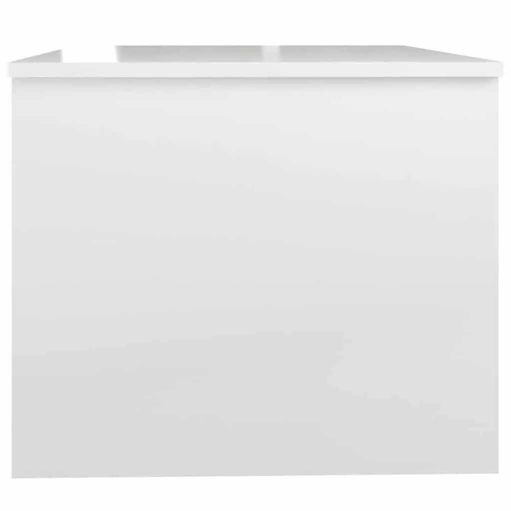 High Gloss White Coffee Table with Lift Top