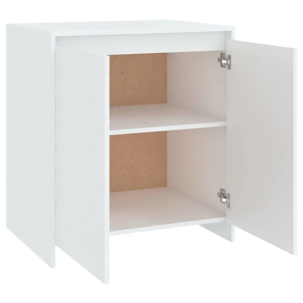 White Sideboard Cabinet with 2 Doors