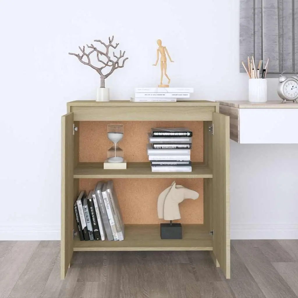 Beige 2 Door Sideboard Cabinet with Ample Storage
