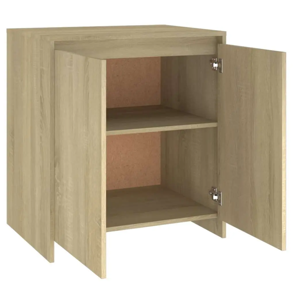 Beige 2 Door Sideboard Cabinet with Ample Storage
