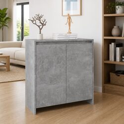 Durable Grey Sideboard Cabinet for Storage and Display