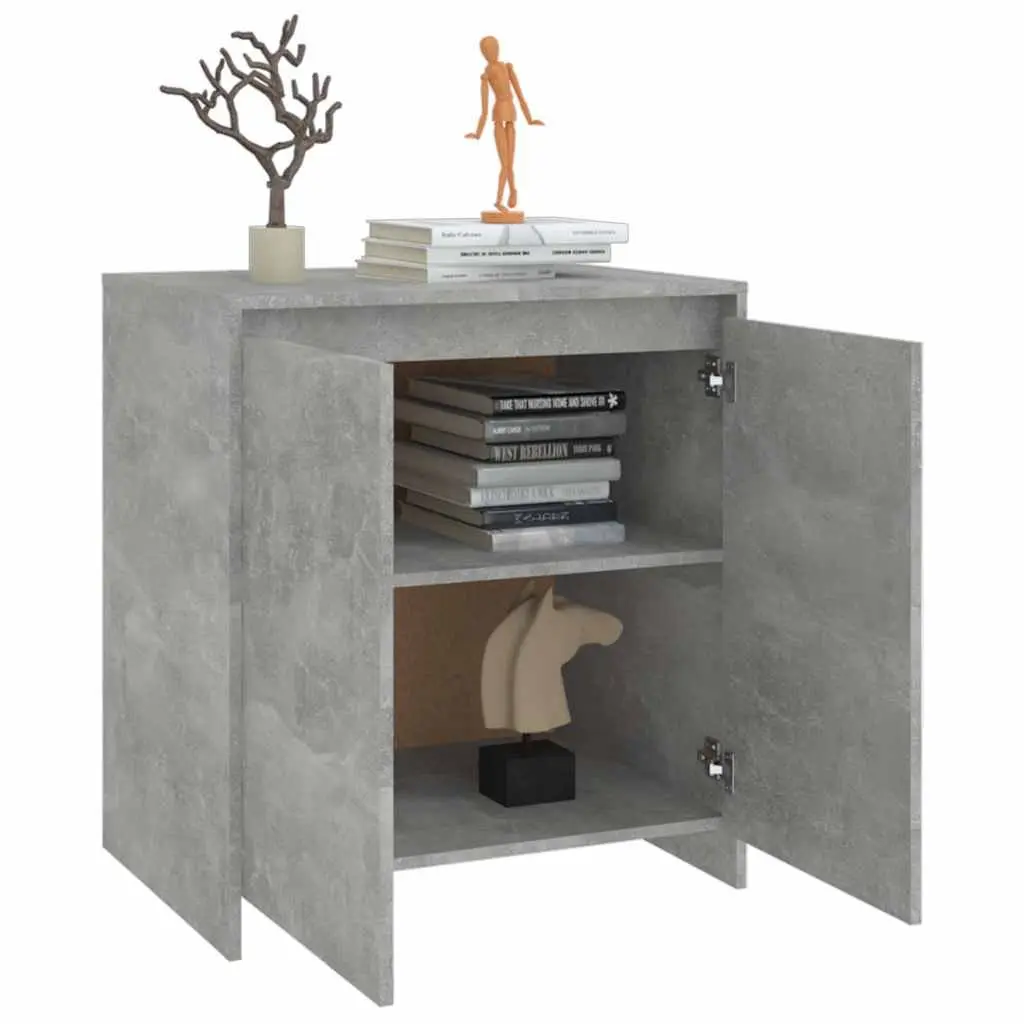 Grey Sideboard Cabinet for Storage and Display