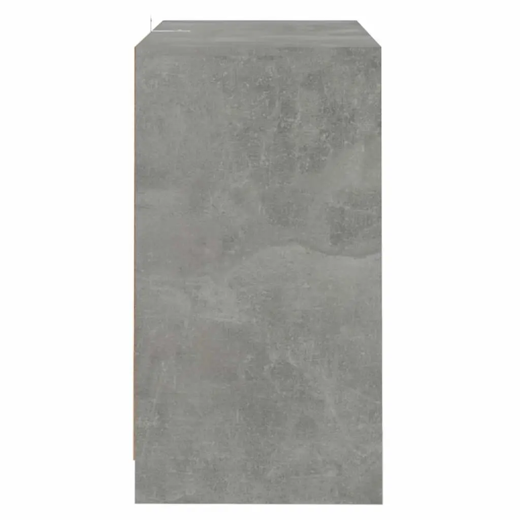 Grey Sideboard 70x41x75cm with 3 Drawers