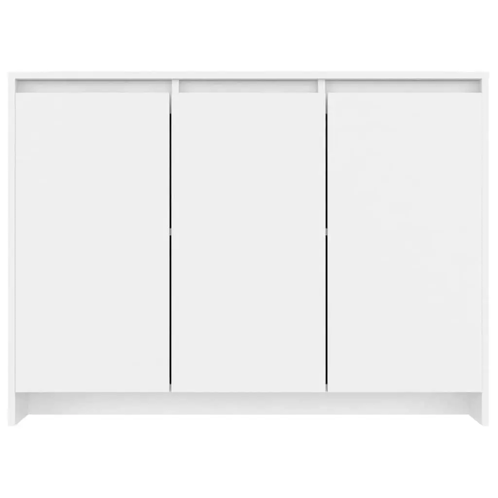 White 3-Door Sideboard Storage Cabinet