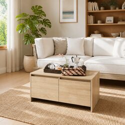 Stylish Coffee Table with Storage Drawers for Modern Living