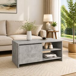 Sturdy Modern Coffee Table with Storage Compartments