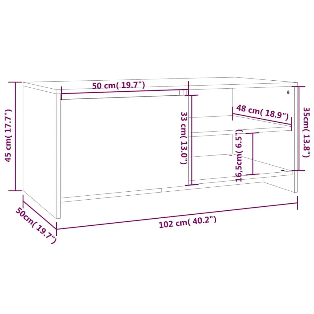 Coffee Table with Storage Compartments