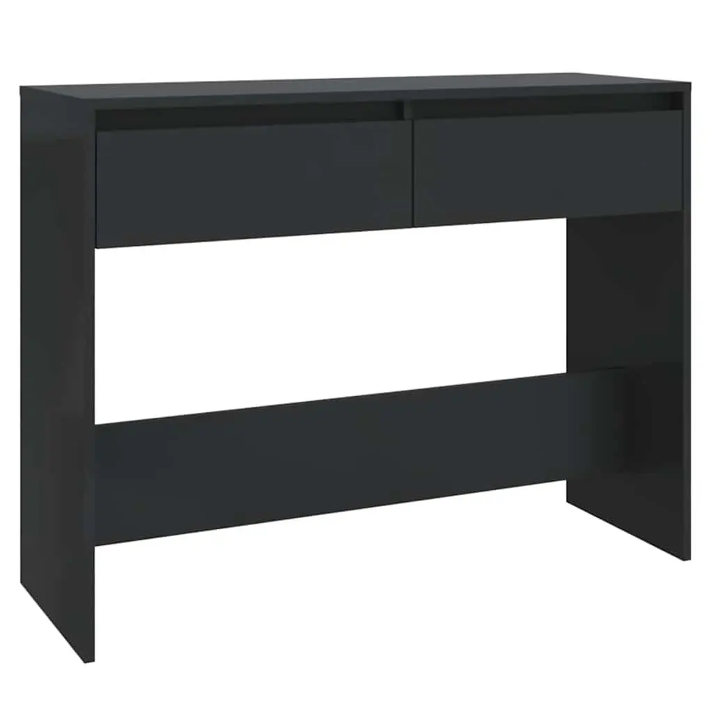 Black Console Table for Hallway and Living Room