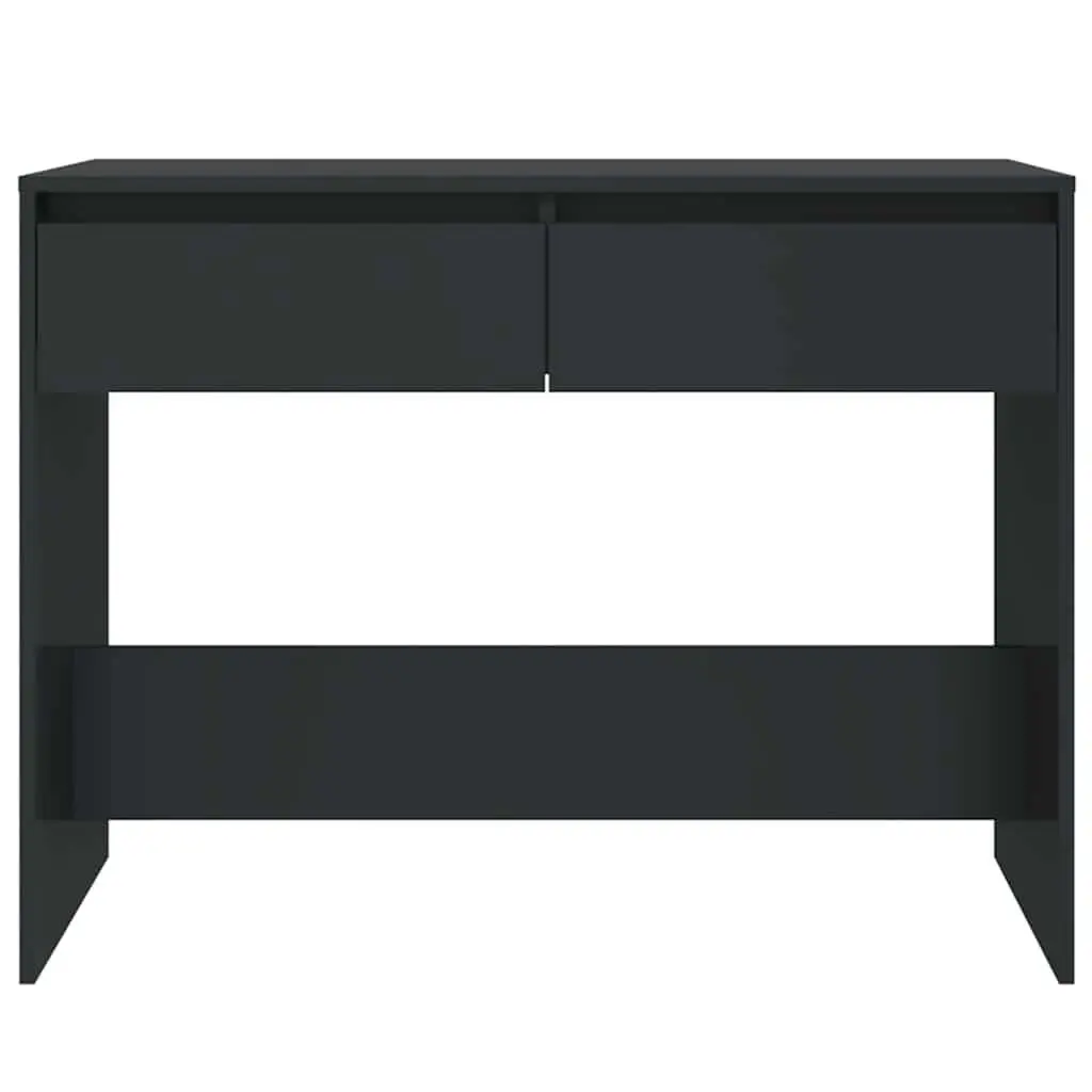 Black Console Table for Hallway and Living Room