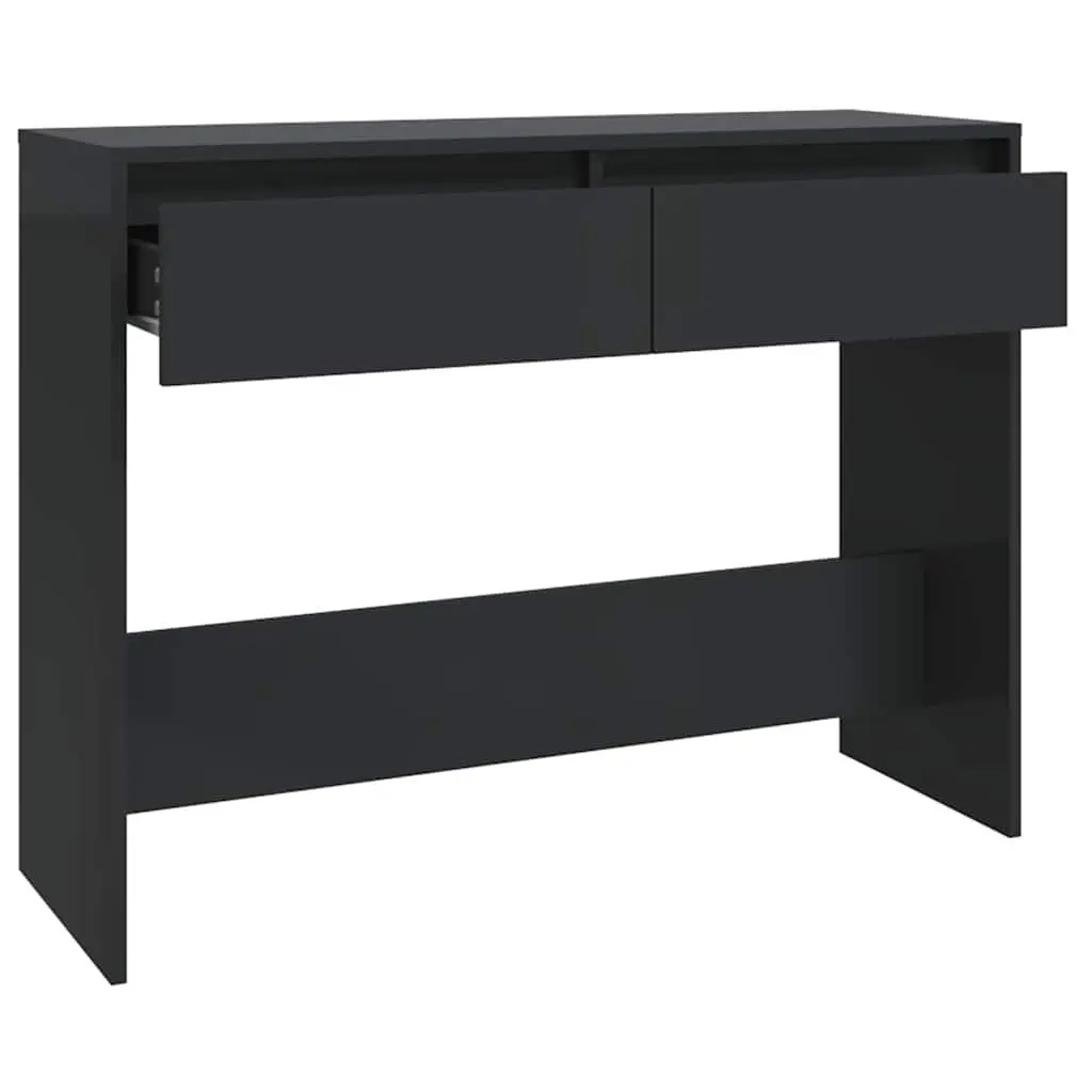 Black Console Table for Hallway and Living Room