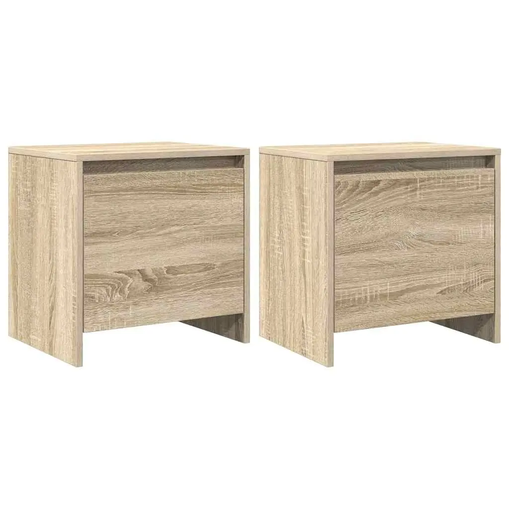 Beige Bedside Cabinet Nightstand 45x34x44.5cm