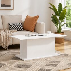 Durable White Coffee Table for Modern Living Spaces