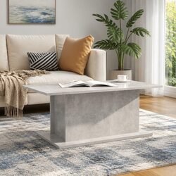 Stylish Grey Engineered Wood Coffee Table for Modern Spaces
