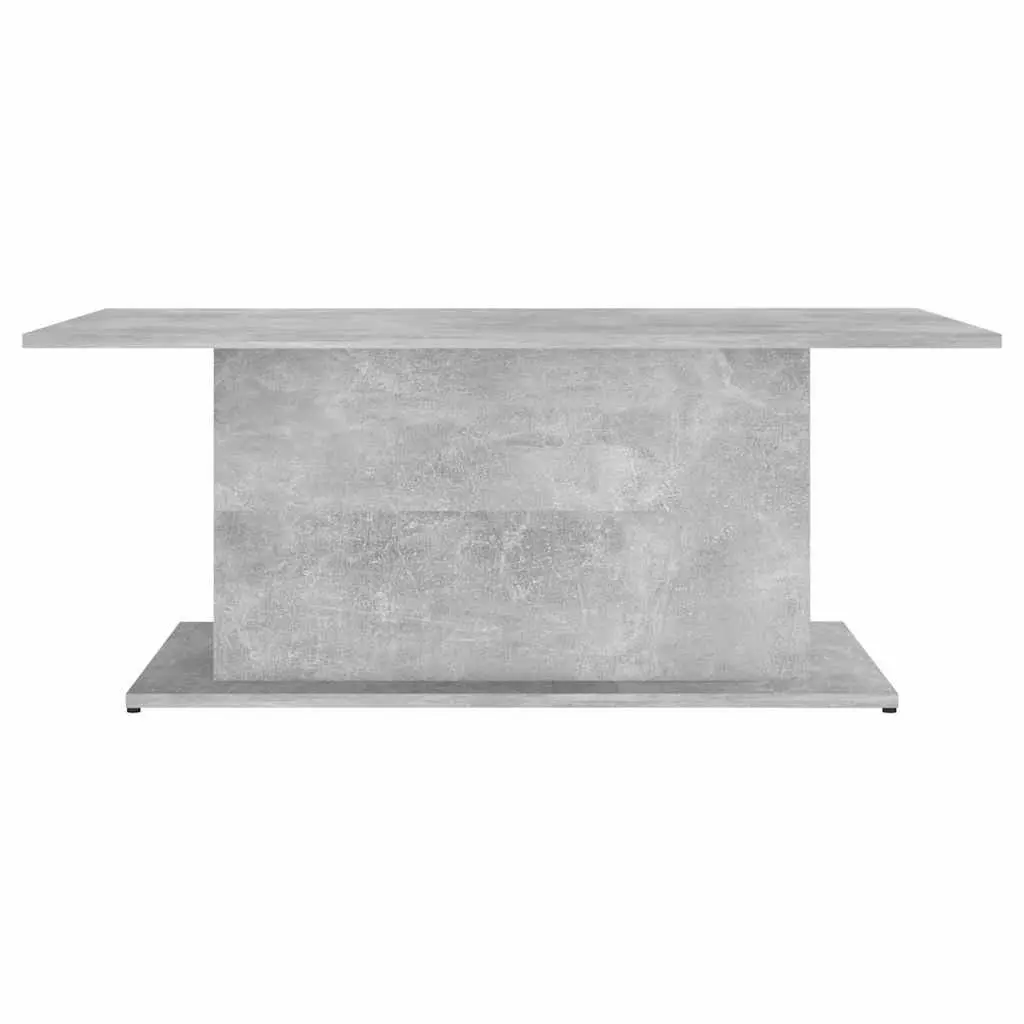 Coffee Table Grey Engineered Wood Living Room Accent Furniture 102x55.5x40cm